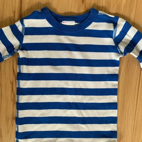 Hanna Andersson Stripped Toddler cotton pajama set for 18-24 months - Picture 3 of 3